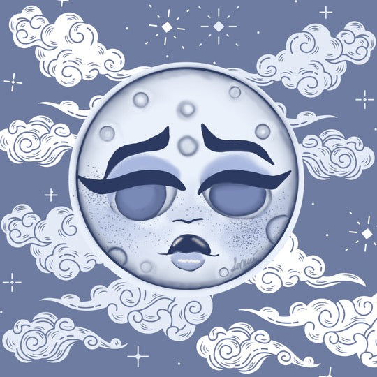 Moon-Sticker