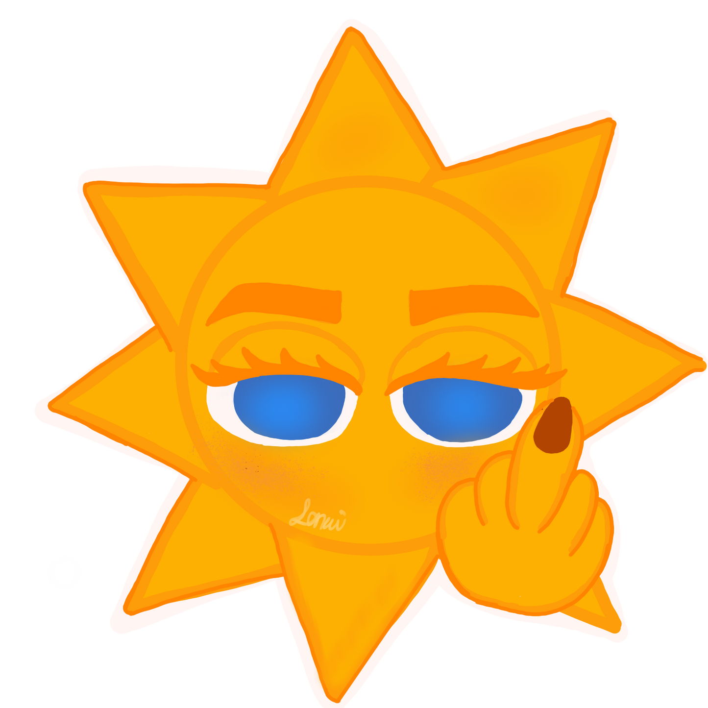 THE SUN-Sticker