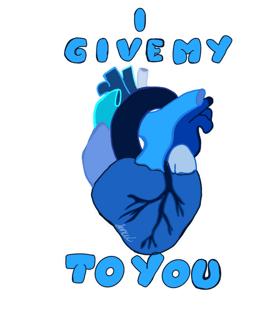 I Give you my heart-Sticker