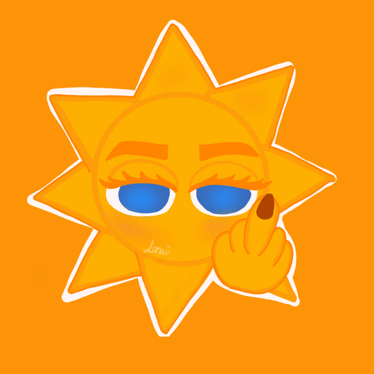 THE SUN-Sticker