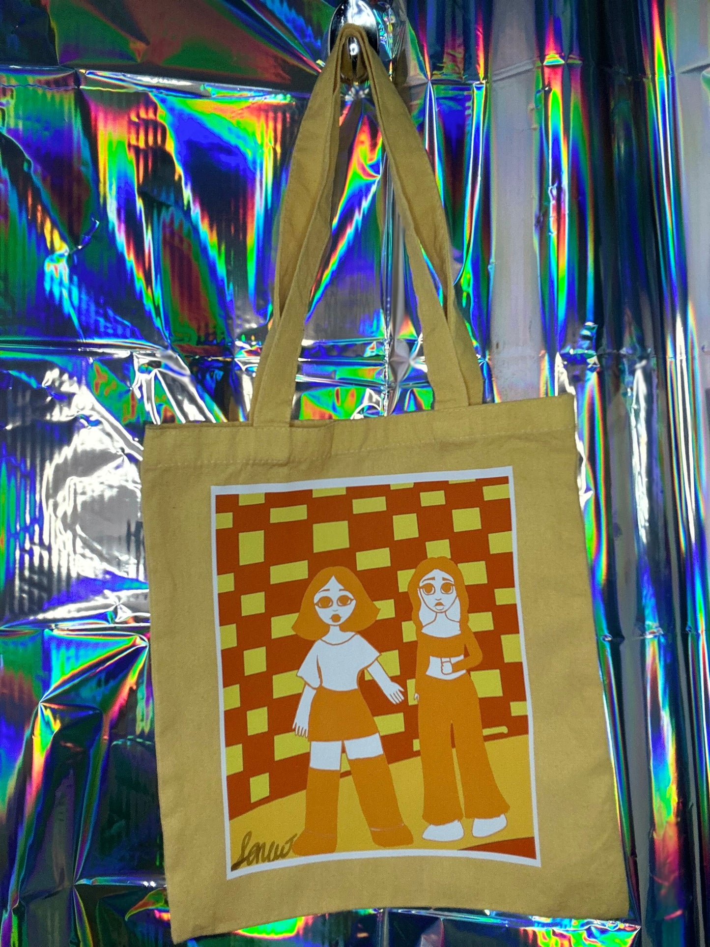 Late Night Stroll Tote Bag - Yellow belly