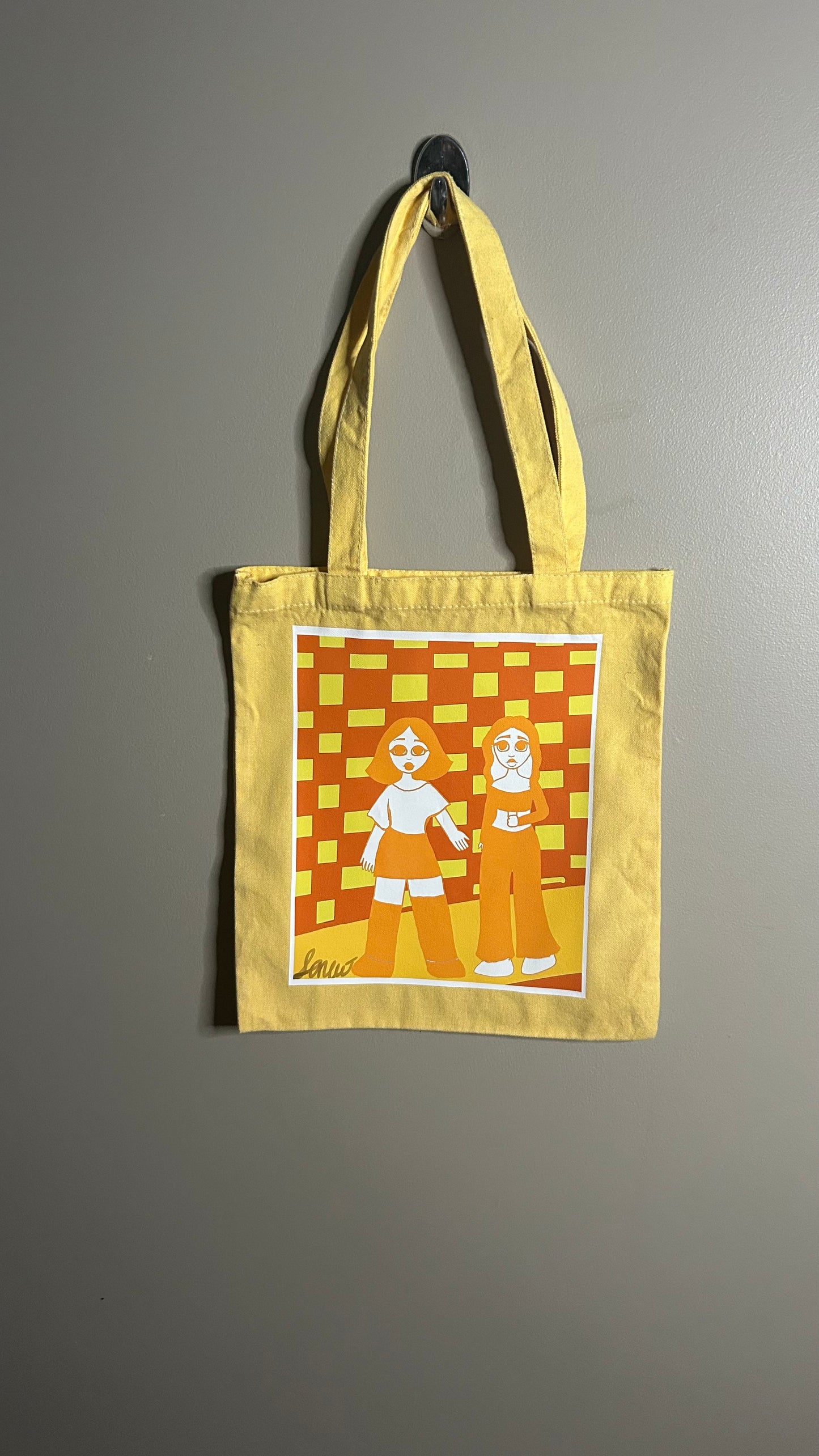 Late Night Stroll Tote Bag - Yellow belly