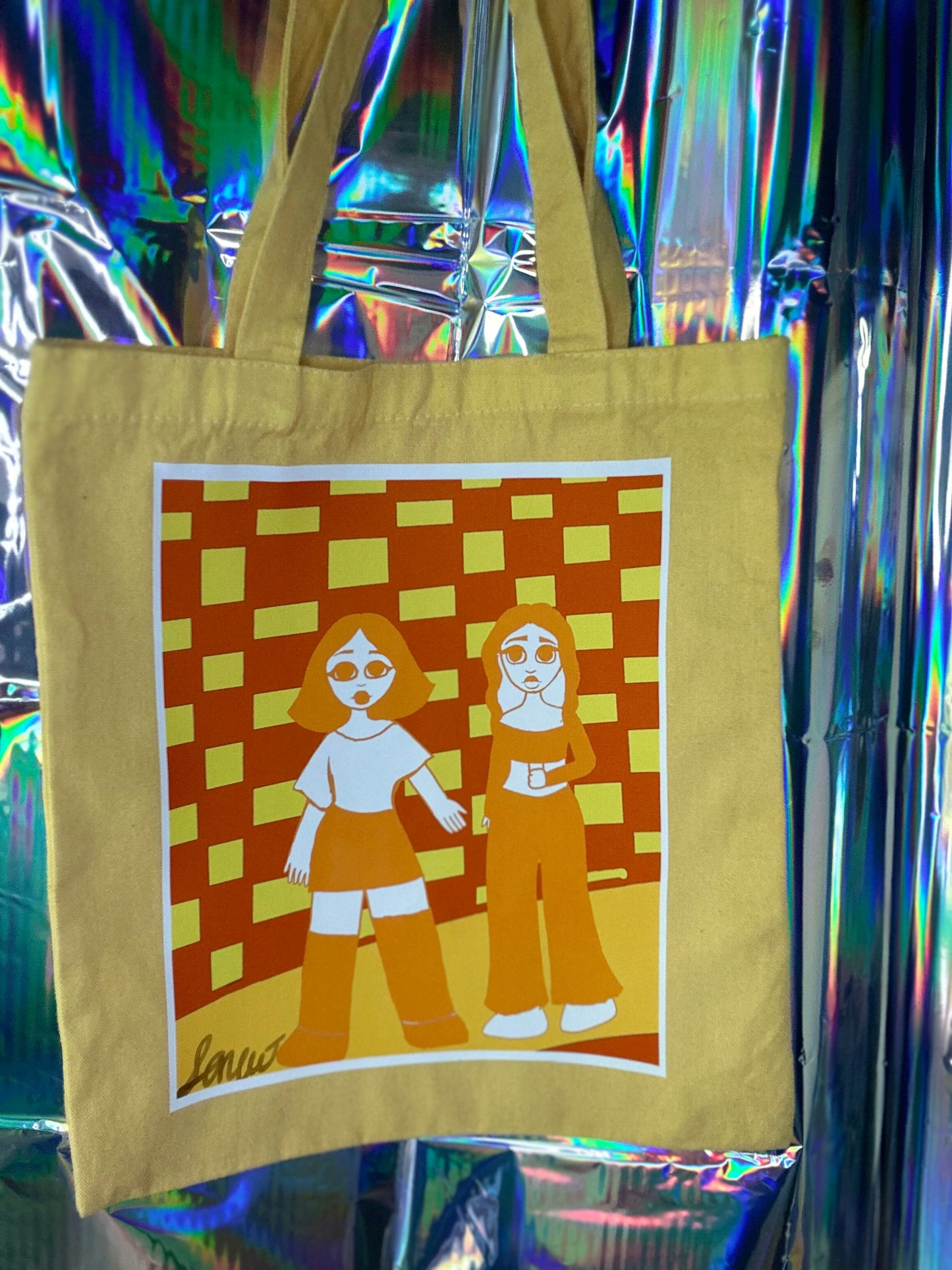 Late Night Stroll Tote Bag - Yellow belly