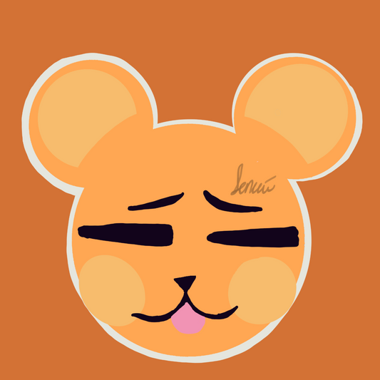 Orange cake -Sticker