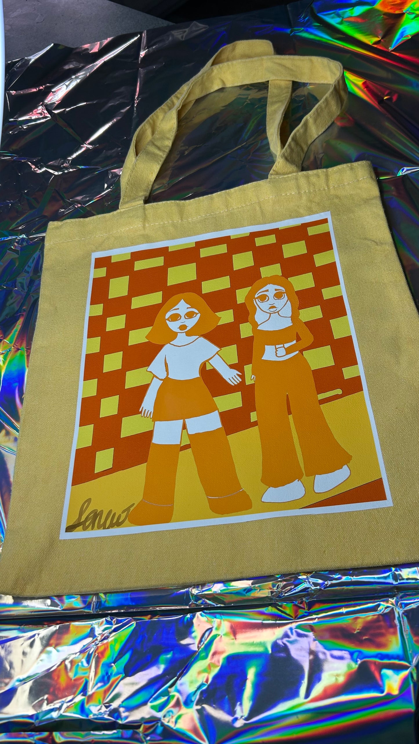 Late Night Stroll Tote Bag - Yellow belly